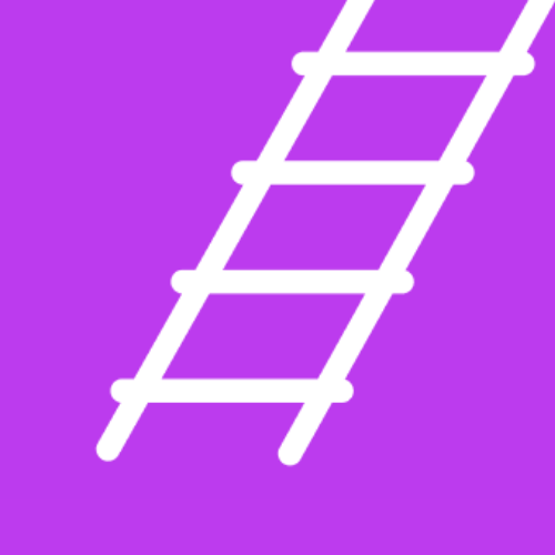 icono de bloque purpura