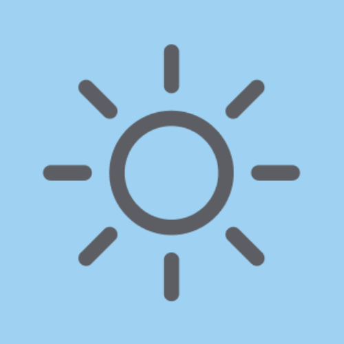 icono de bloque azul