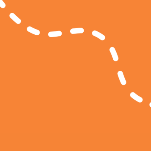 icono de bloque naranja